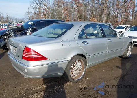 2003 Mercedes-Benz S 500 из США, поврежденный, VIN WDBNG75J23A327783